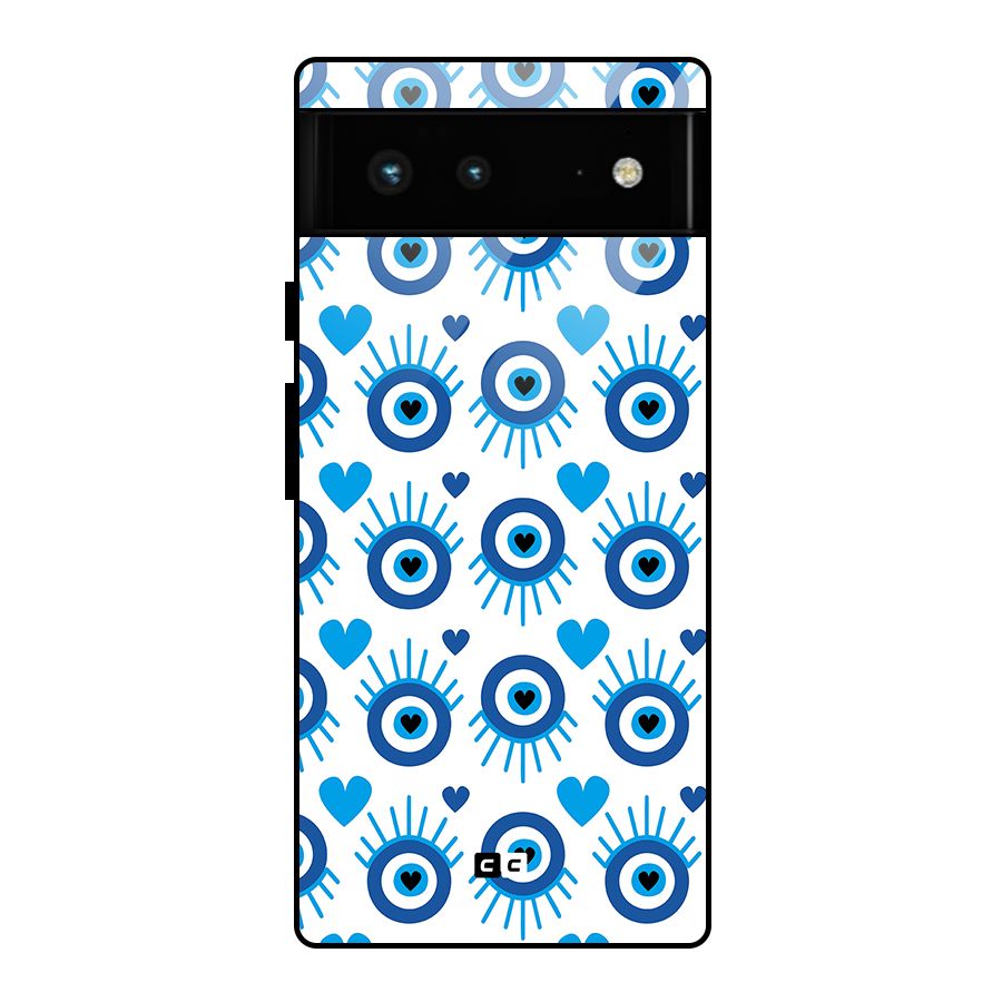 Hands Draw Eye Glass Back Case for Google Pixel 6