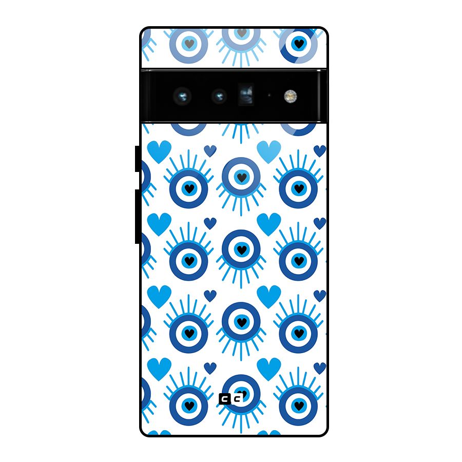 Hands Draw Eye Glass Back Case for Google Pixel 6 Pro