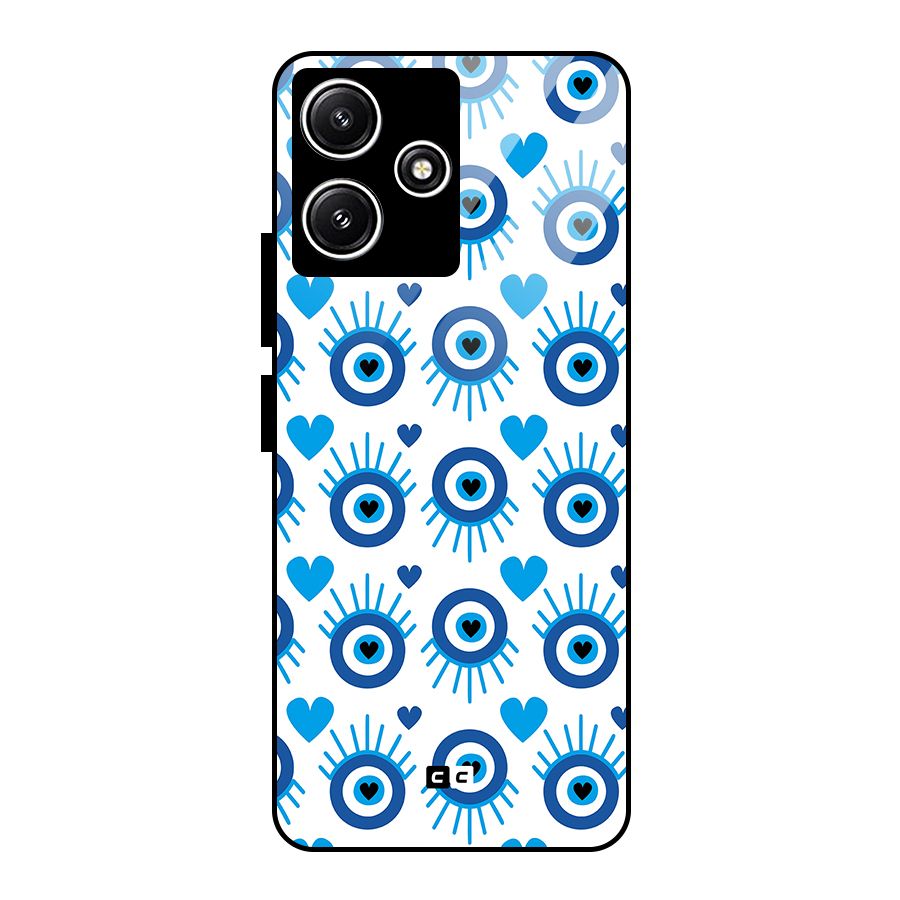Hands Draw Eye Glass Back Case for Redmi 12 5G