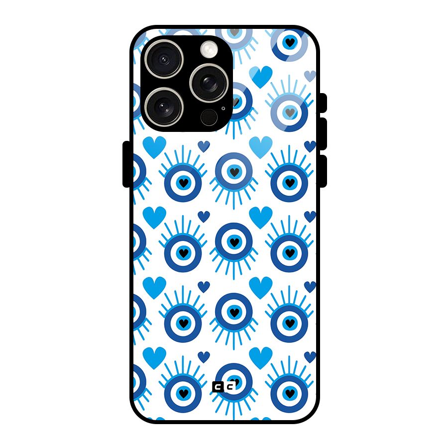 Hands Draw Eye Glass Back Case for iPhone 15 Pro Max