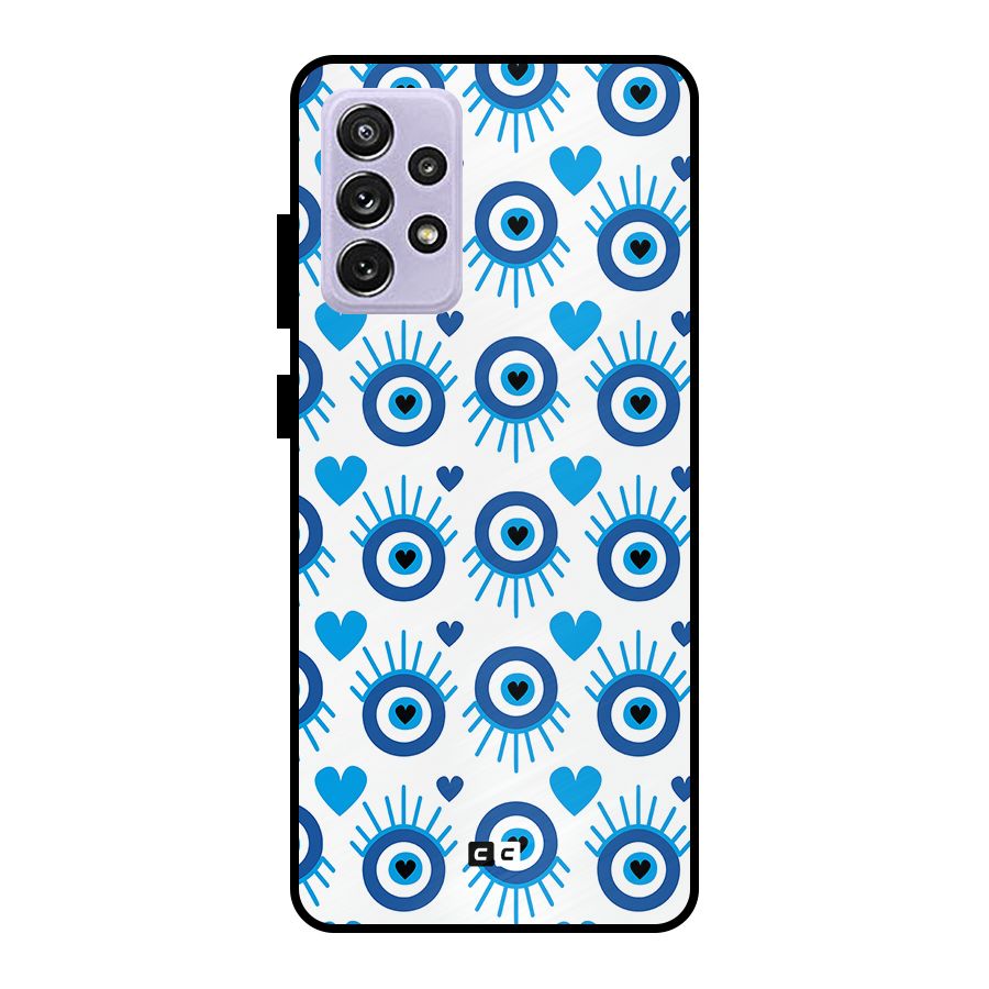 Hands Draw Eye Metal Back Case for Galaxy A72