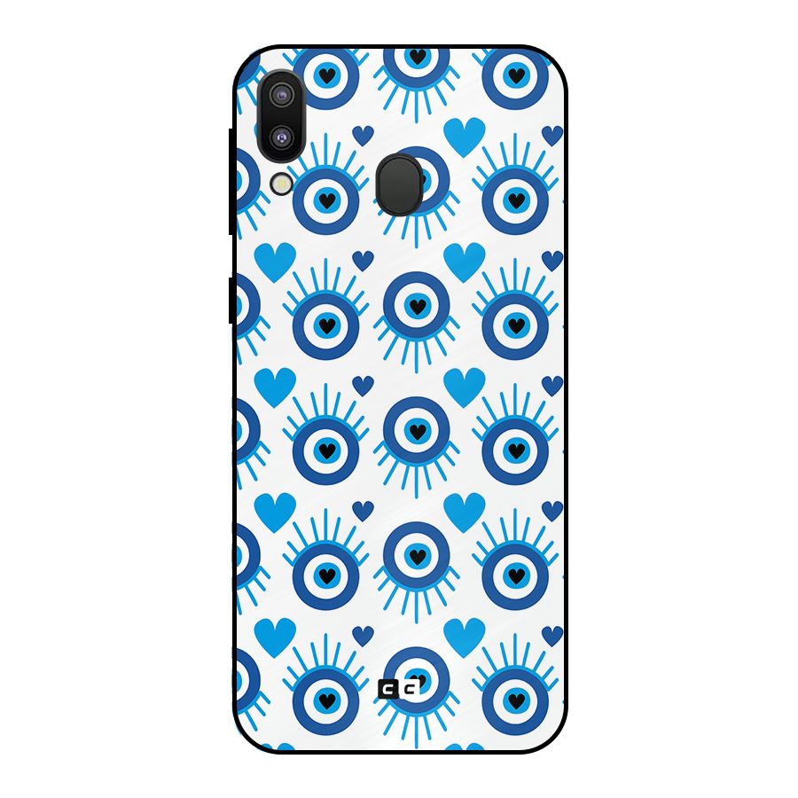 Hands Draw Eye Metal Back Case for Galaxy M20
