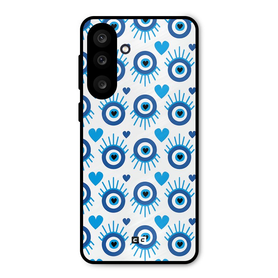 Hands Draw Eye Metal Back Case for Galaxy M56