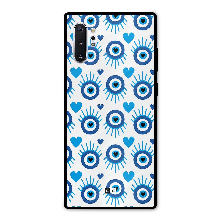 Hands Draw Eye Metal Back Case for Galaxy Note 10 Plus