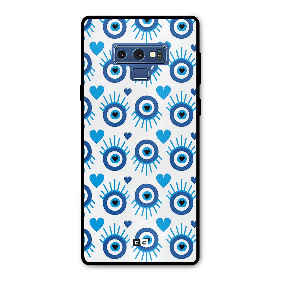 Hands Draw Eye Metal Back Case for Galaxy Note 9