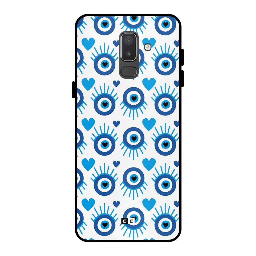 Hands Draw Eye Metal Back Case for Galaxy On8 (2018)