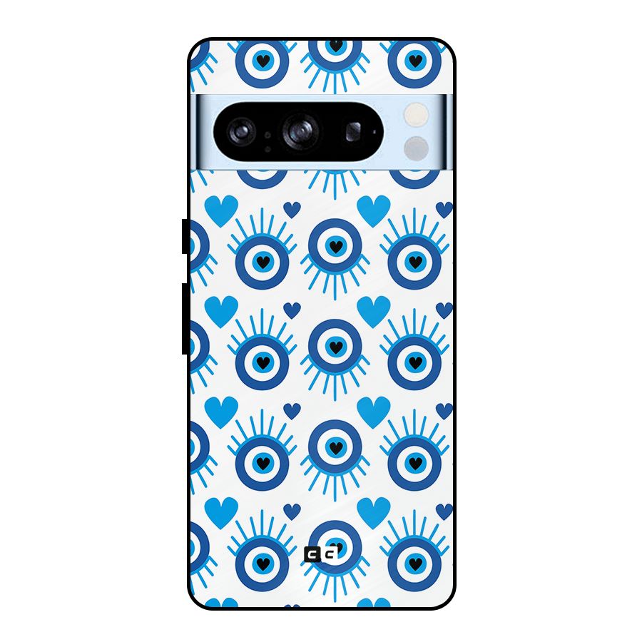 Hands Draw Eye Metal Back Case for Google Pixel 8 Pro