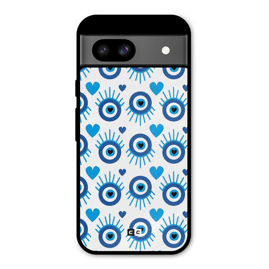 Hands Draw Eye Metal Back Case for Google Pixel 8a