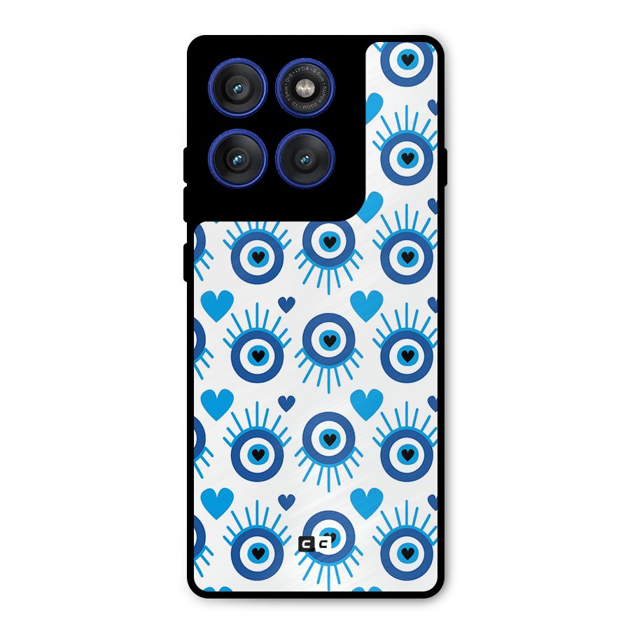 Hands Draw Eye Metal Back Case for Motorola Edge 60 Pro
