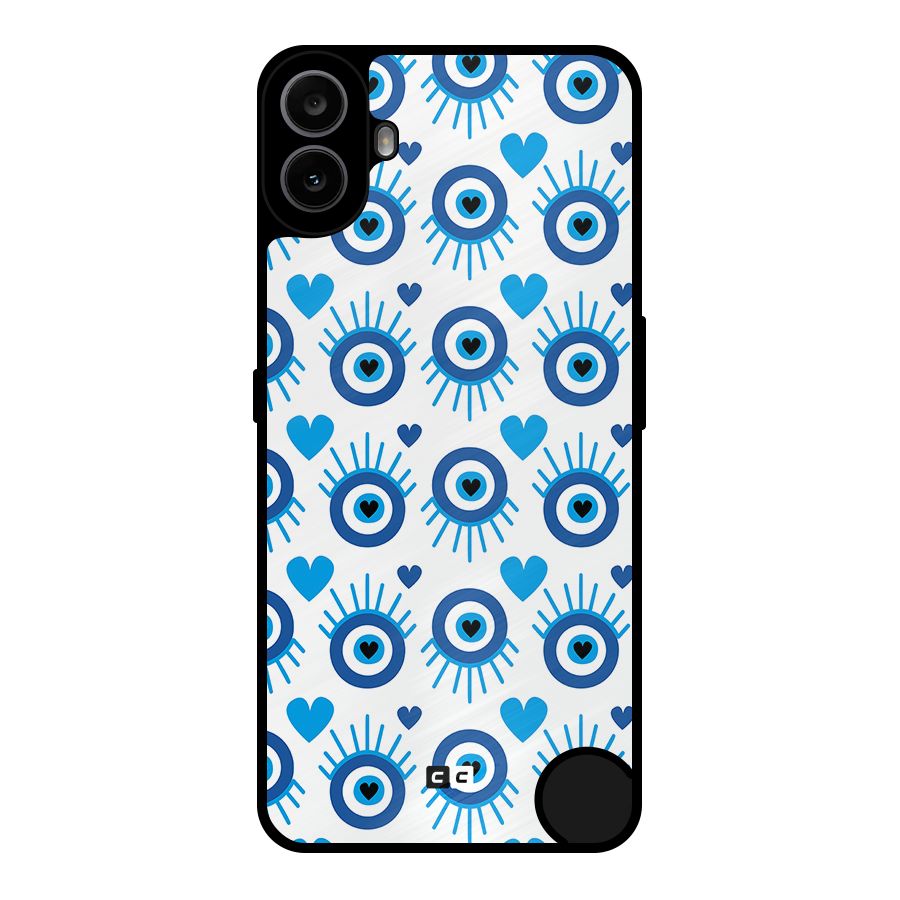 Hands Draw Eye Metal Back Case for Nothing CMF Phone 1