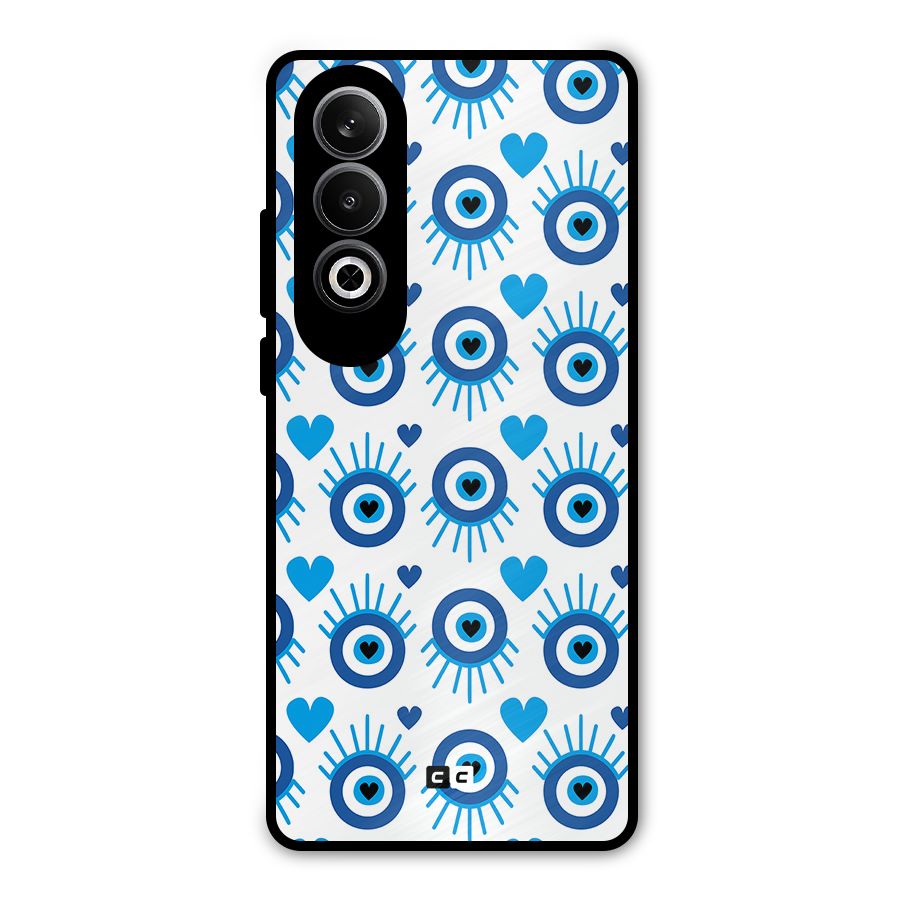 Hands Draw Eye Metal Back Case for OnePlus Nord CE4
