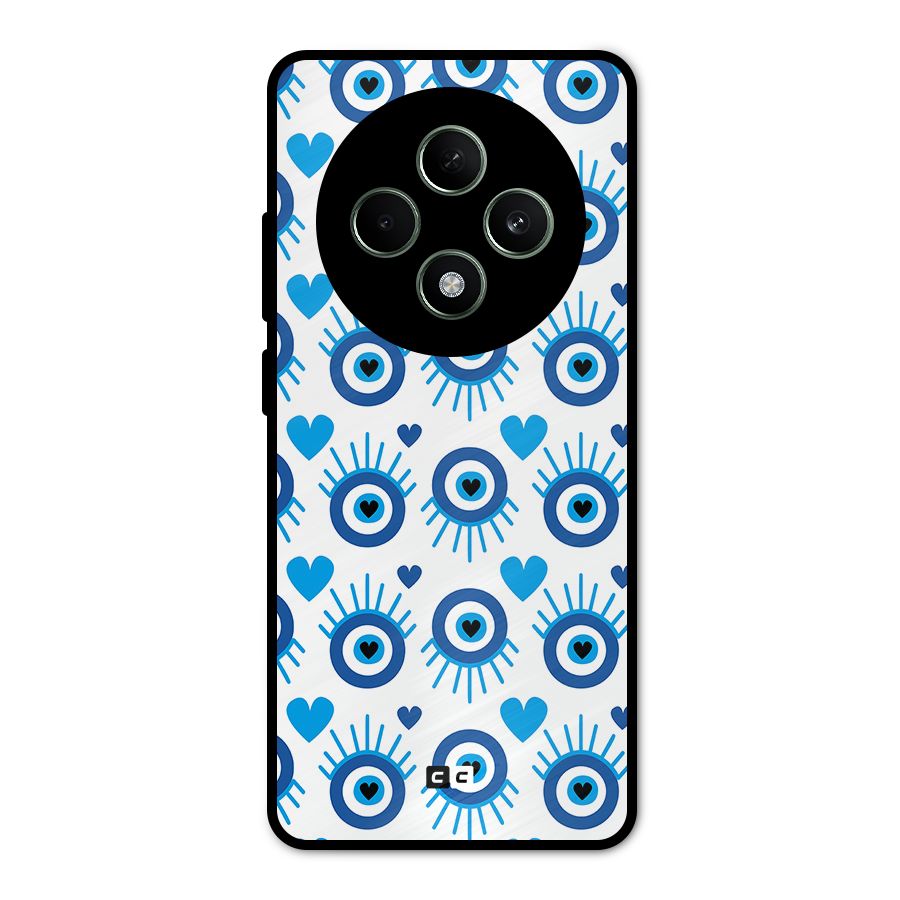 Hands Draw Eye Metal Back Case for Oppo F27