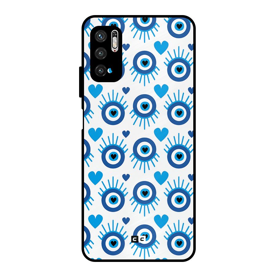 Hands Draw Eye Metal Back Case for Poco M3 Pro 5G