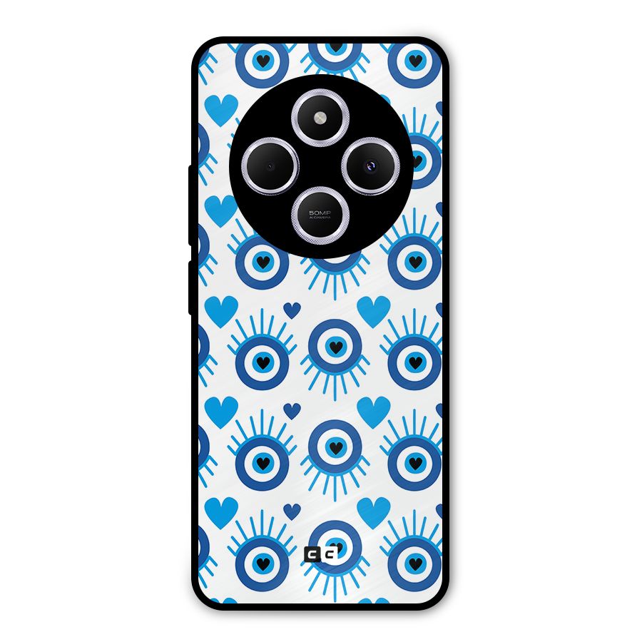 Hands Draw Eye Metal Back Case for Poco M7