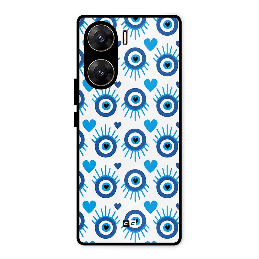 Hands Draw Eye Metal Back Case for Vivo V29e