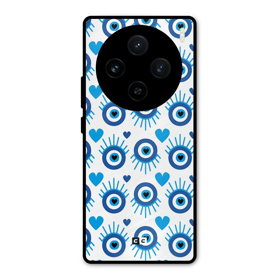 Hands Draw Eye Metal Back Case for Vivo X100