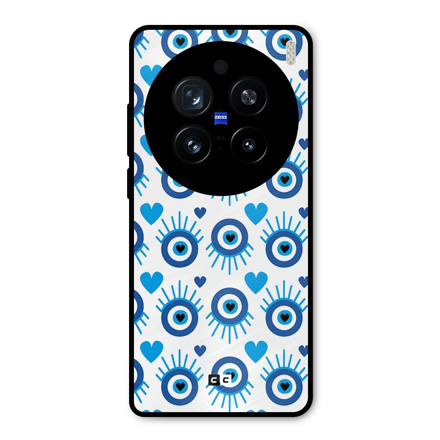 Hands Draw Eye Metal Back Case for Vivo X200 Pro