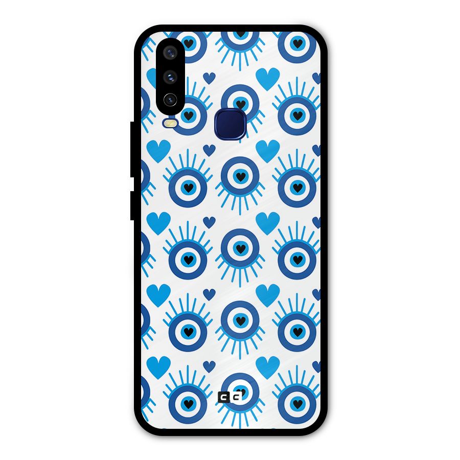 Hands Draw Eye Metal Back Case for Vivo Y12