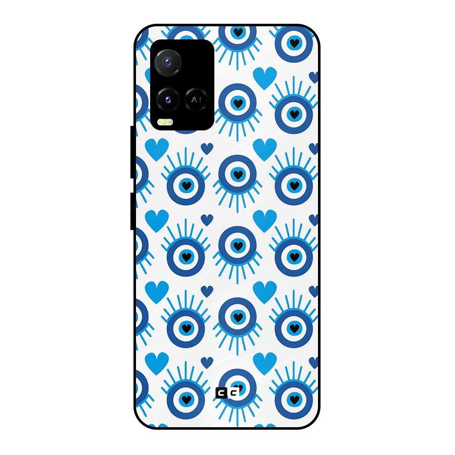 Hands Draw Eye Metal Back Case for Vivo Y21T