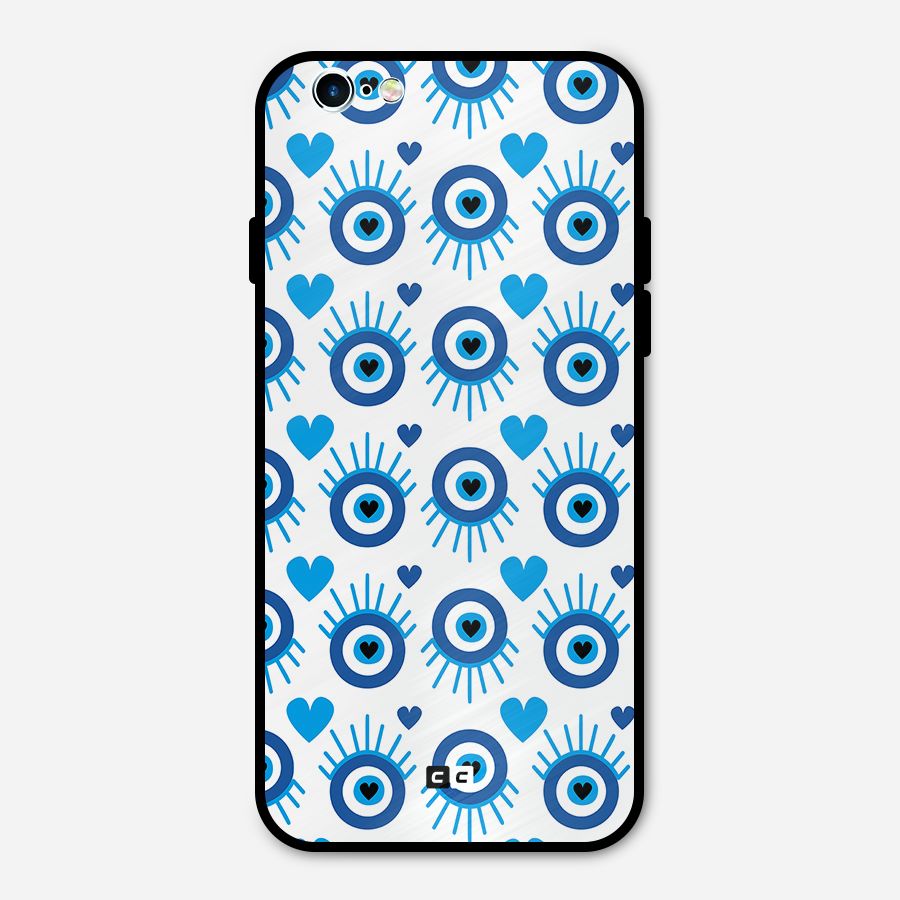 Hands Draw Eye Metal Back Case for iPhone 6 6s