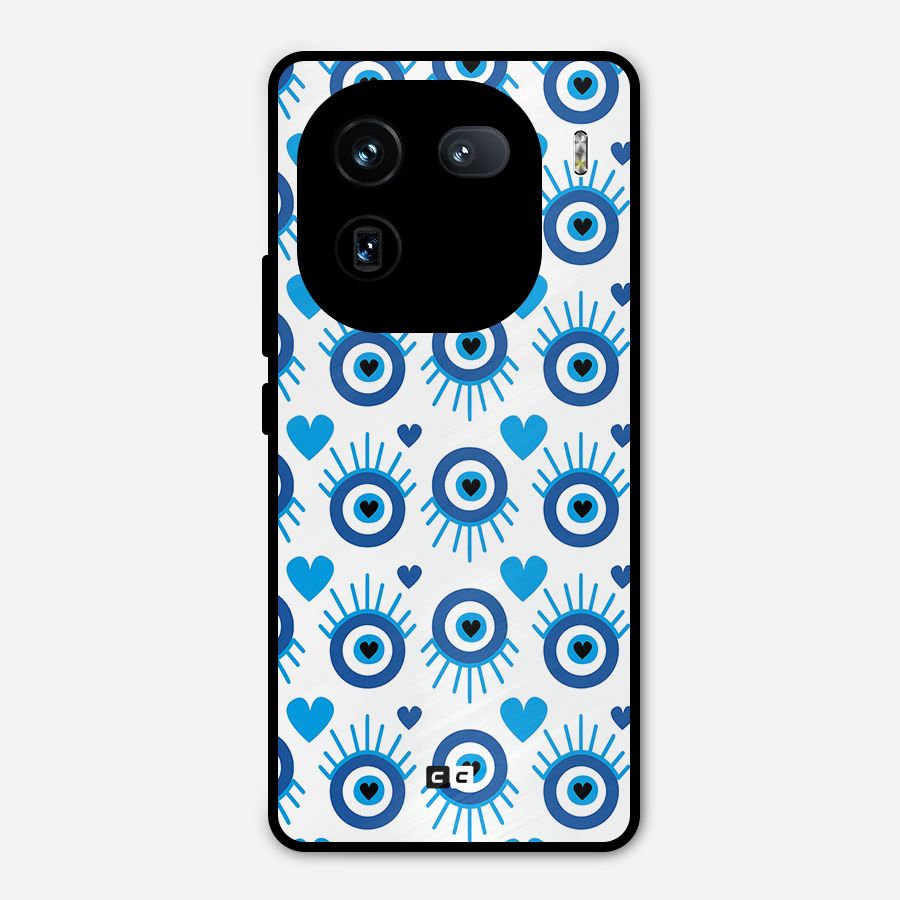 Hands Draw Eye Metal Back Case for iQOO 12
