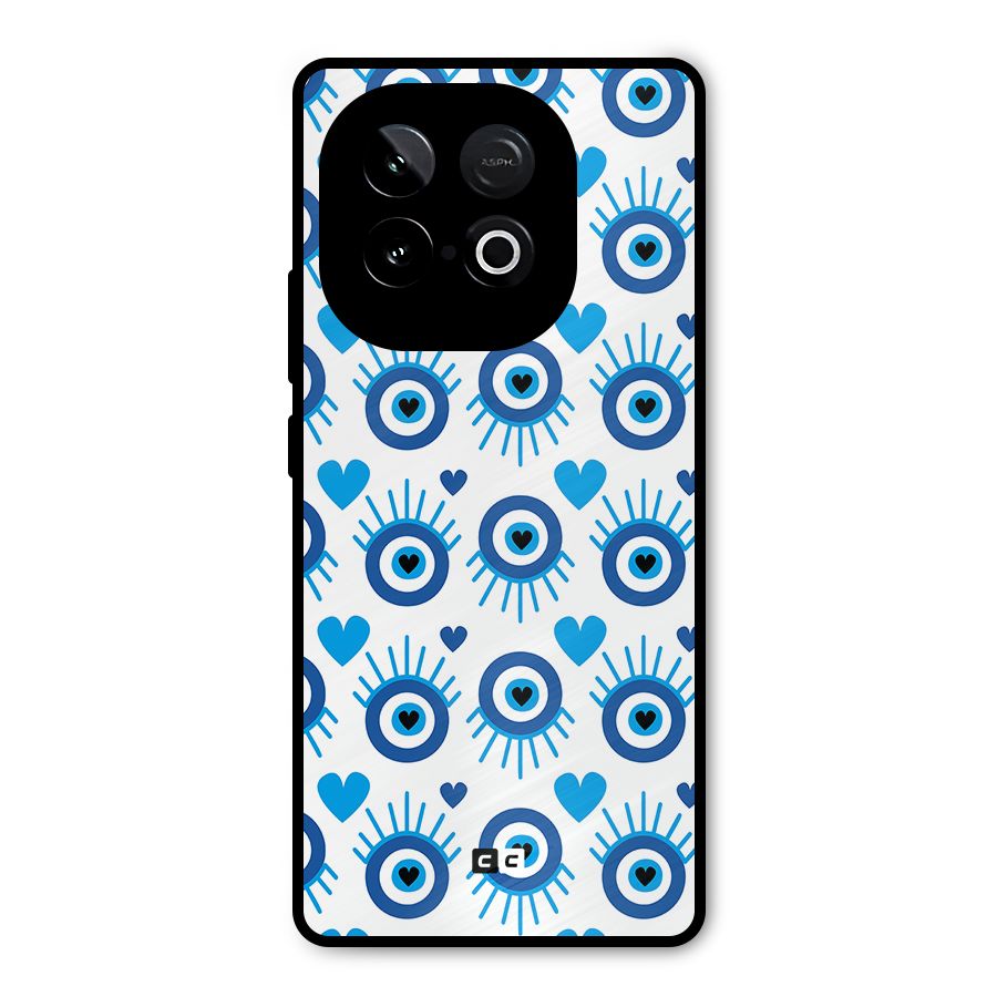 Hands Draw Eye Metal Back Case for iQOO Neo 10