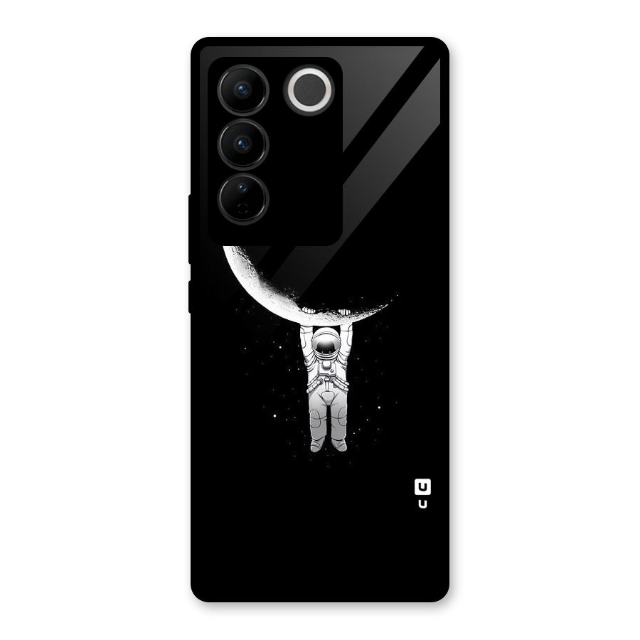 Hanging Astronaut Glass Back Case for Vivo V27