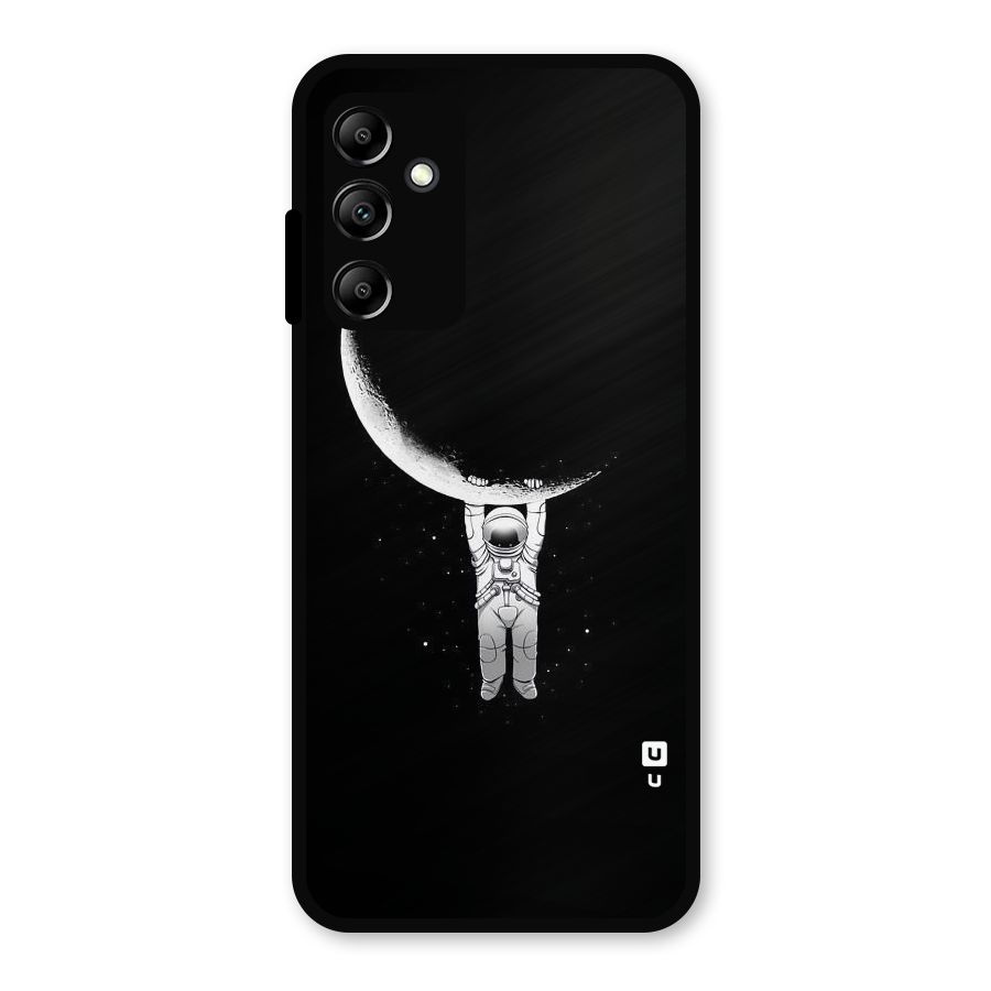 Hanging Astronaut Metal Back Case for Galaxy A14 5G