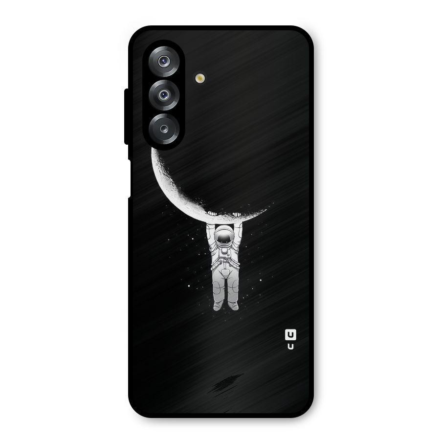 Hanging Astronaut Metal Back Case for Galaxy A26
