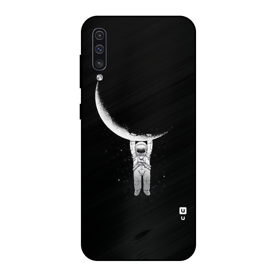 Hanging Astronaut Metal Back Case for Galaxy A30s