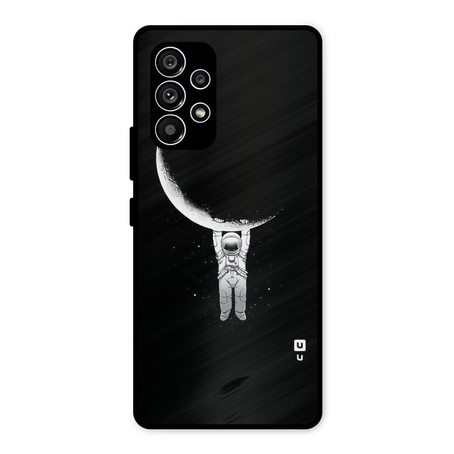 Hanging Astronaut Metal Back Case for Galaxy A53 5G