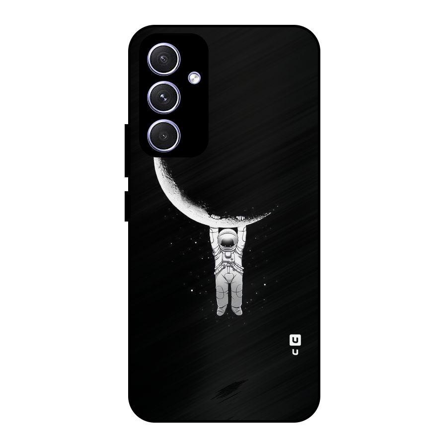 Hanging Astronaut Metal Back Case for Galaxy A54