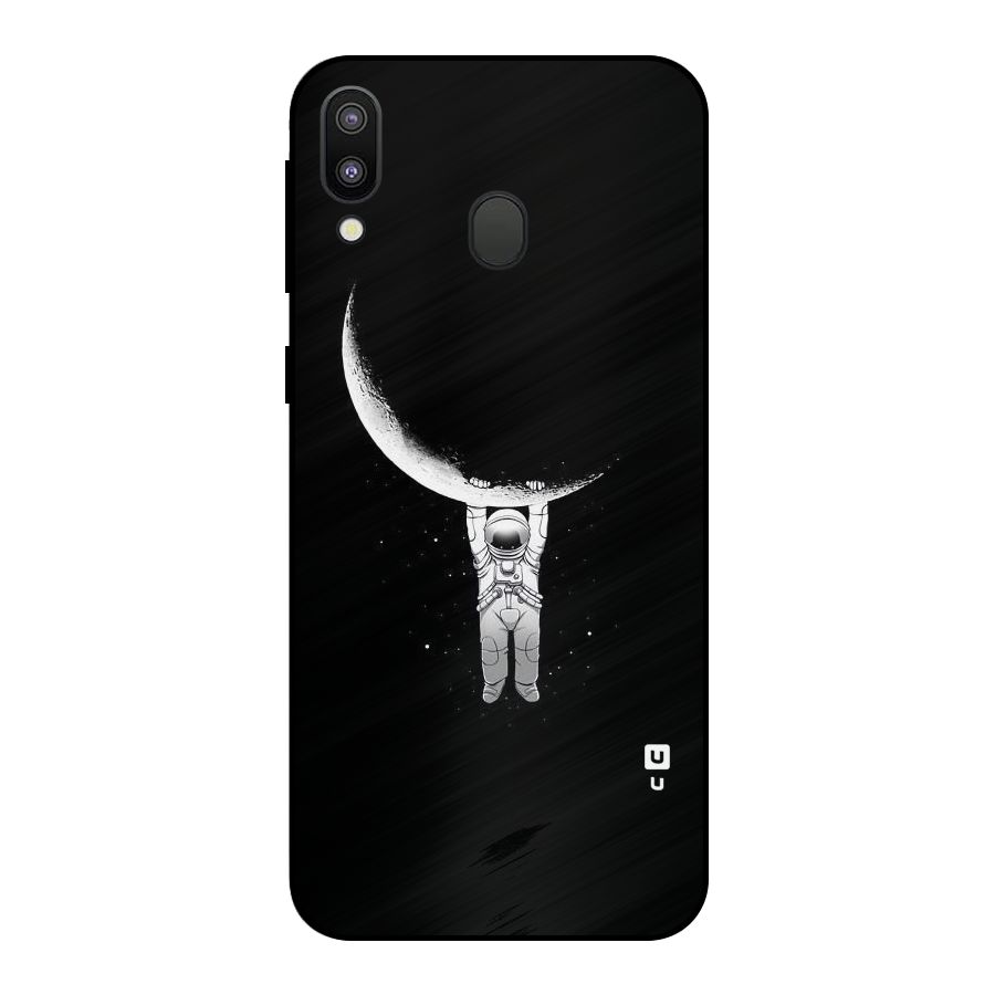 Hanging Astronaut Metal Back Case for Galaxy M20