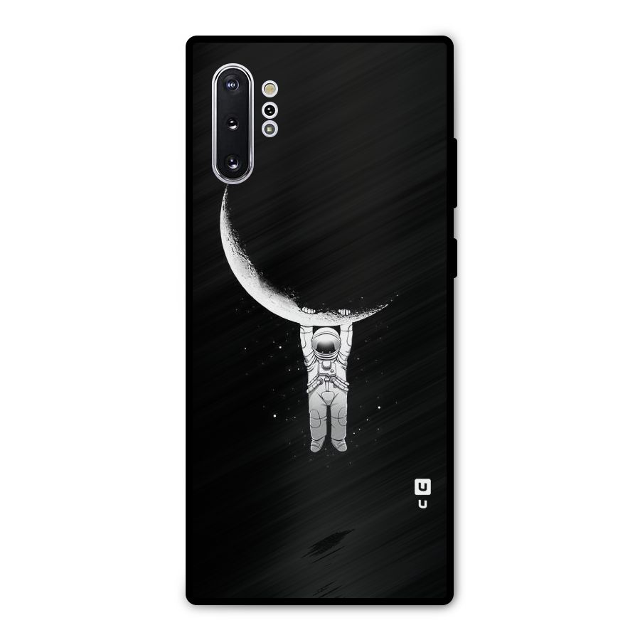 Hanging Astronaut Metal Back Case for Galaxy Note 10 Plus