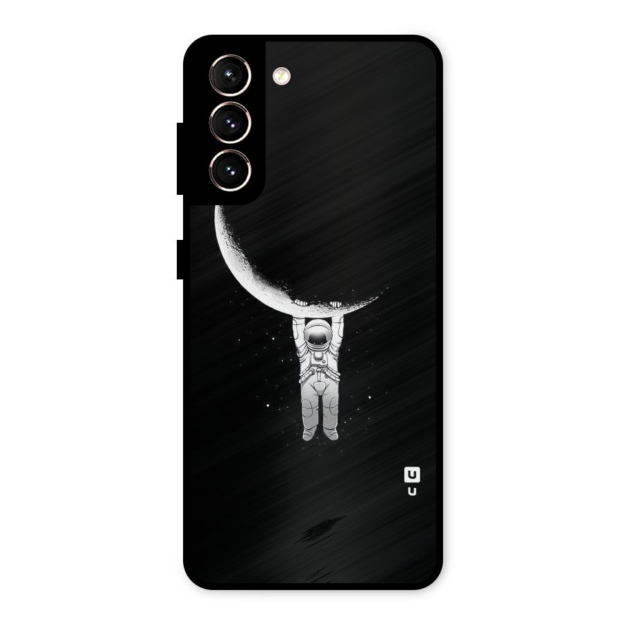 Hanging Astronaut Metal Back Case for Galaxy S21 5G