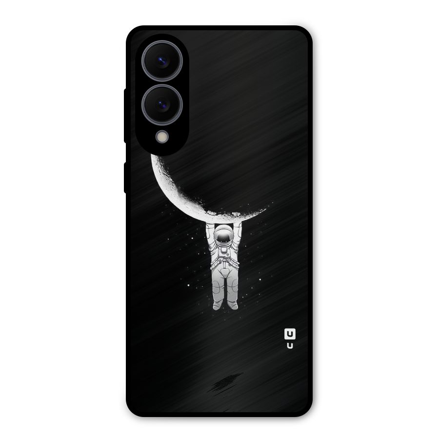Hanging Astronaut Metal Back Case for Galaxy S25 Edge