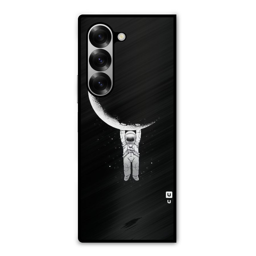 Hanging Astronaut Metal Back Case for Galaxy Z Fold6