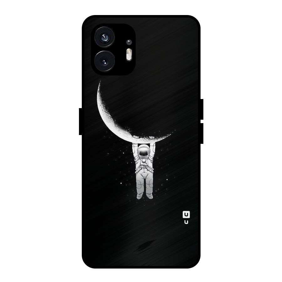 Hanging Astronaut Metal Back Case for Nothing Phone 2