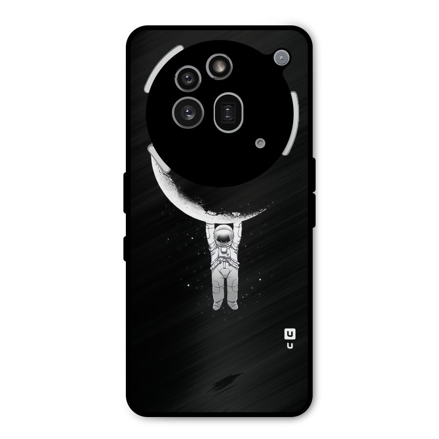 Hanging Astronaut Metal Back Case for Nothing Phone 3a Pro