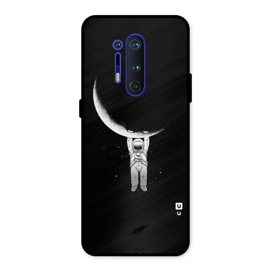Hanging Astronaut Metal Back Case for OnePlus 8 Pro