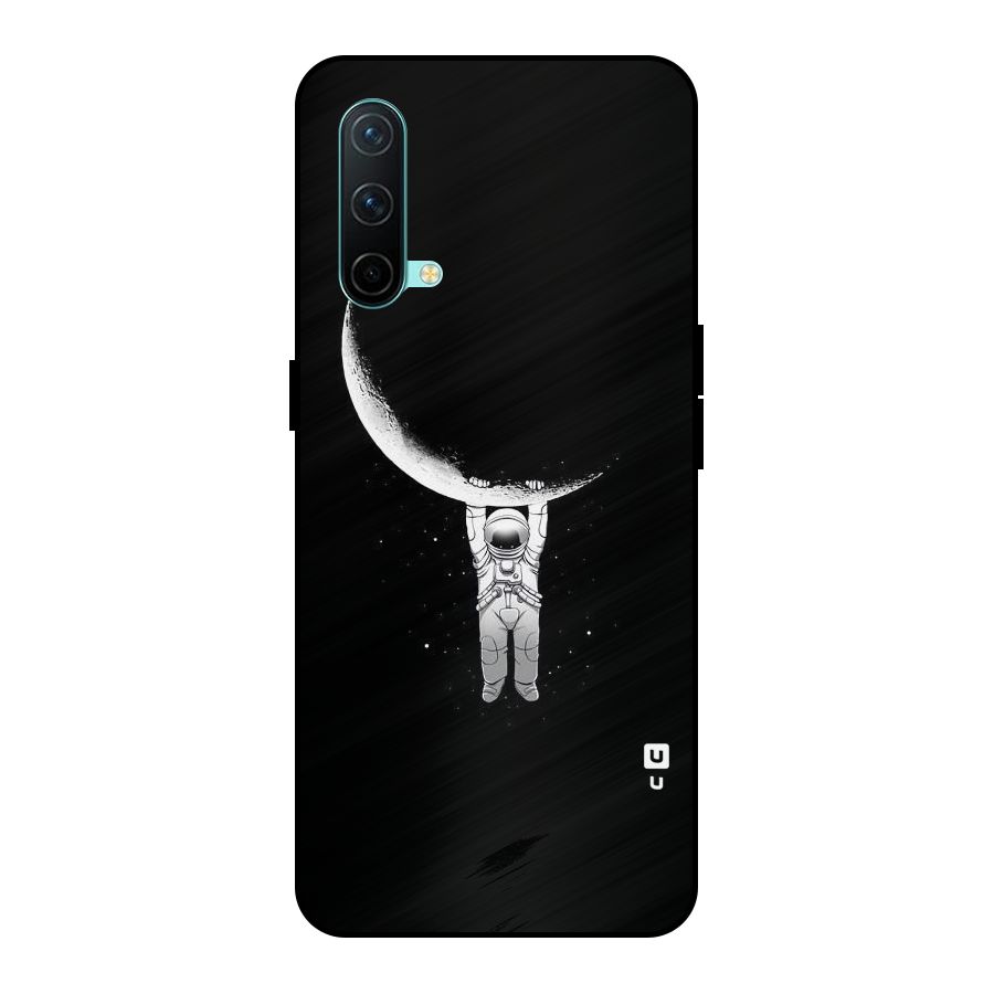 Hanging Astronaut Metal Back Case for OnePlus Nord CE 5G