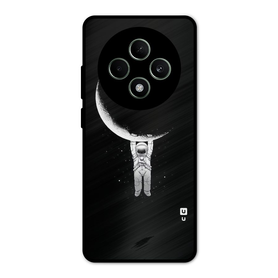 Hanging Astronaut Metal Back Case for Oppo F27