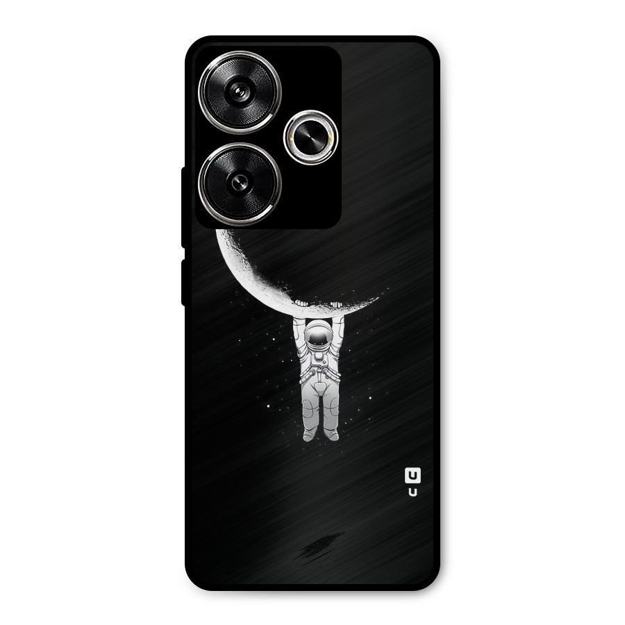 Hanging Astronaut Metal Back Case for Poco F6