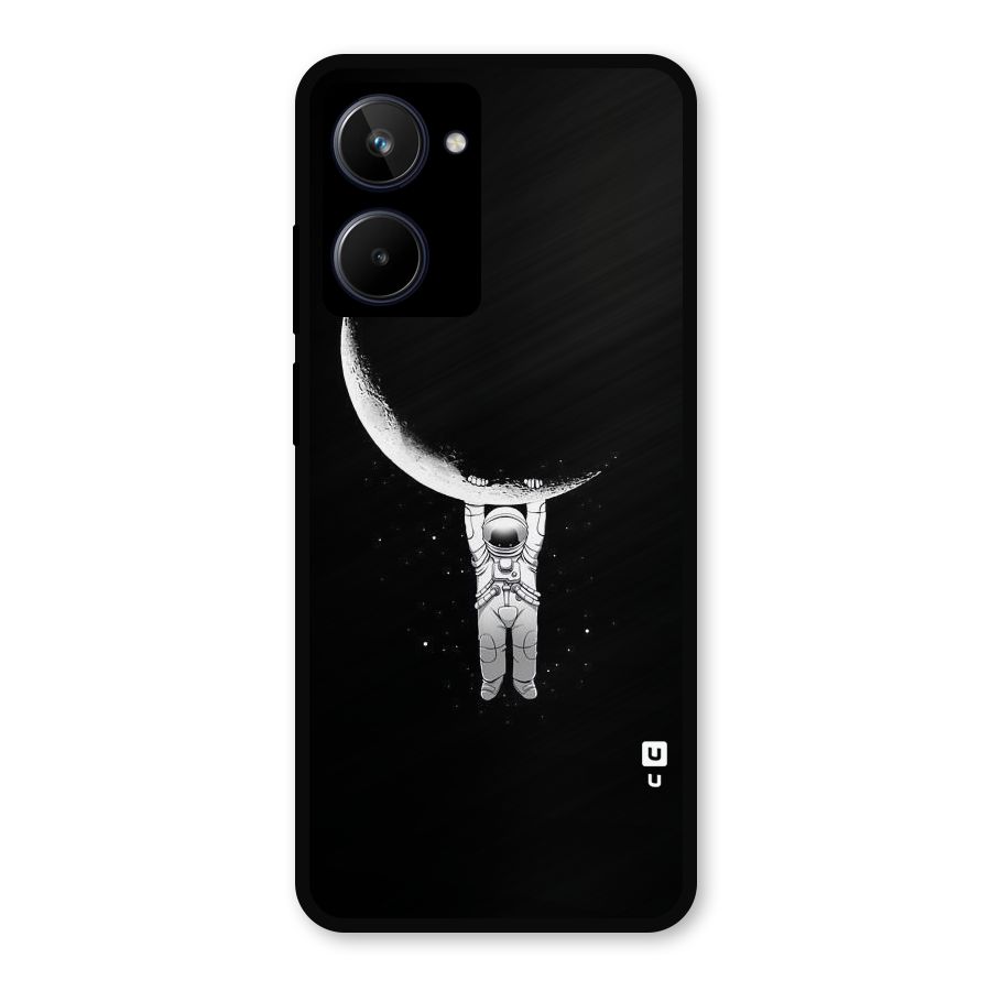 Hanging Astronaut Metal Back Case for Realme 10