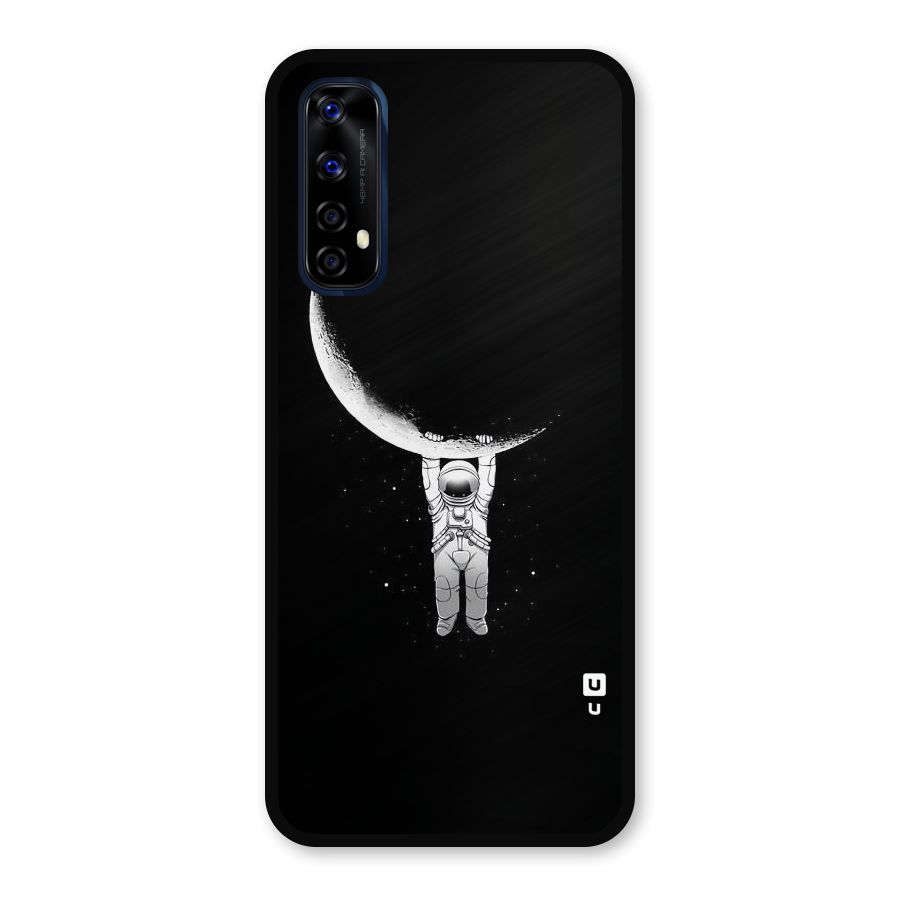 Hanging Astronaut Metal Back Case for Realme 7