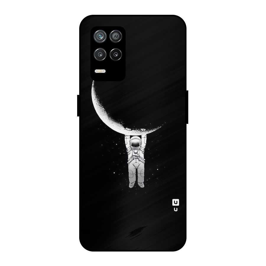 Hanging Astronaut Metal Back Case for Realme 8s 5G