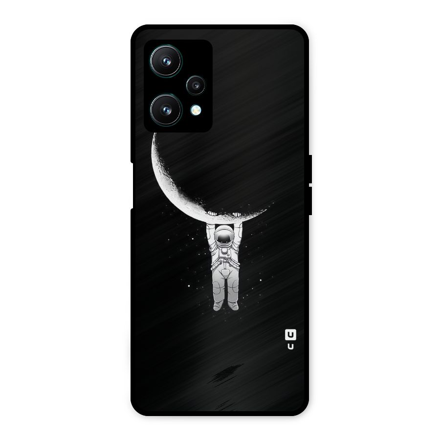 Hanging Astronaut Metal Back Case for Realme 9 Pro 5G