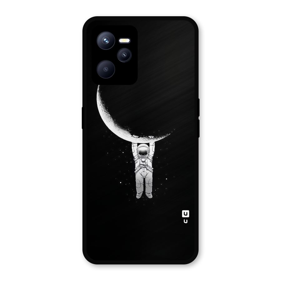 Hanging Astronaut Metal Back Case for Realme C35