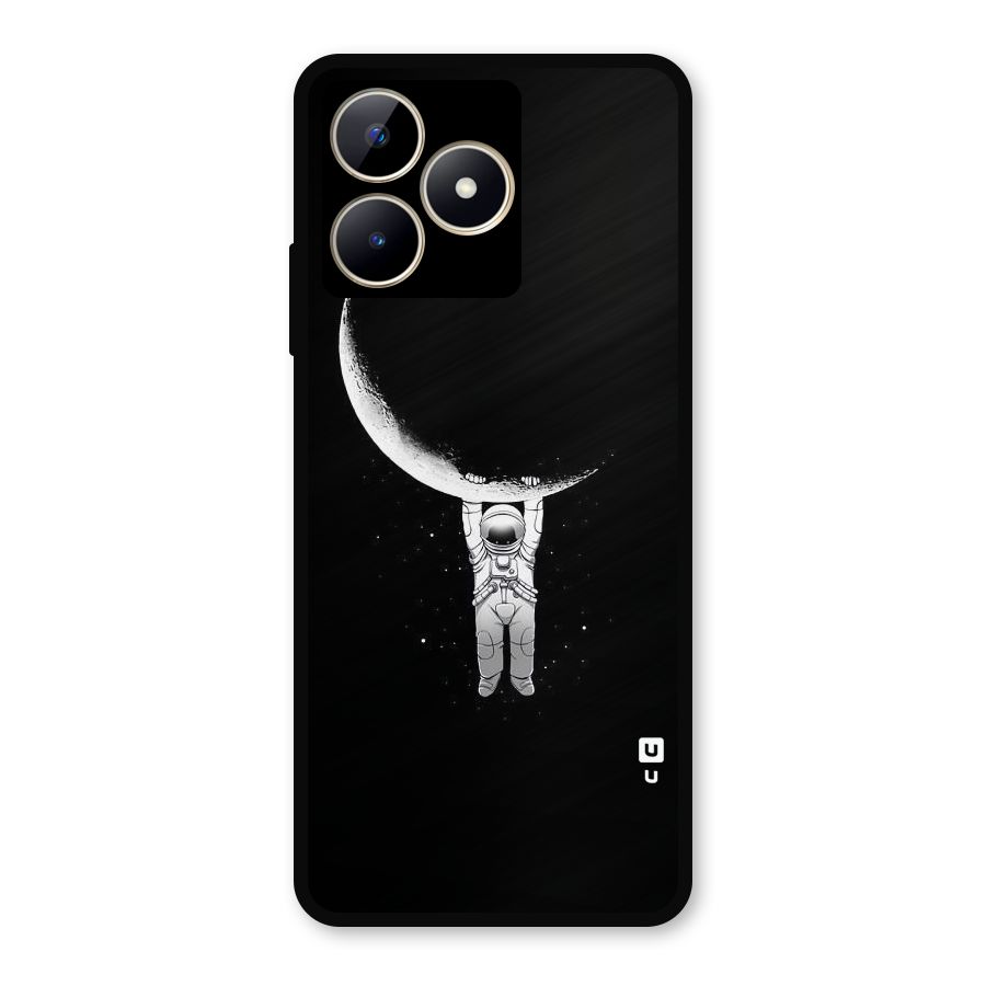 Hanging Astronaut Metal Back Case for Realme C53