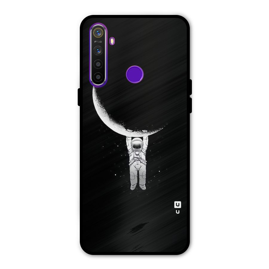 Hanging Astronaut Metal Back Case for Realme Narzo 10